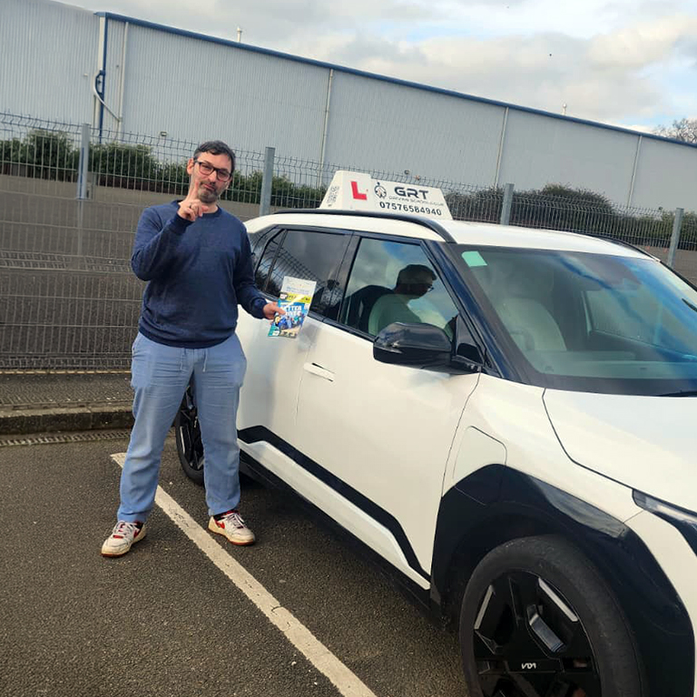 Arnau from Downham Market, passed on 24/02/2026 -GRT Driving School in Kings Lynn