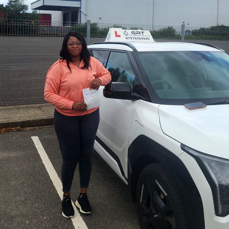 Benedicta from Wisbech, passed on 15/09/2025 -GRT Driving School in Kings Lynn