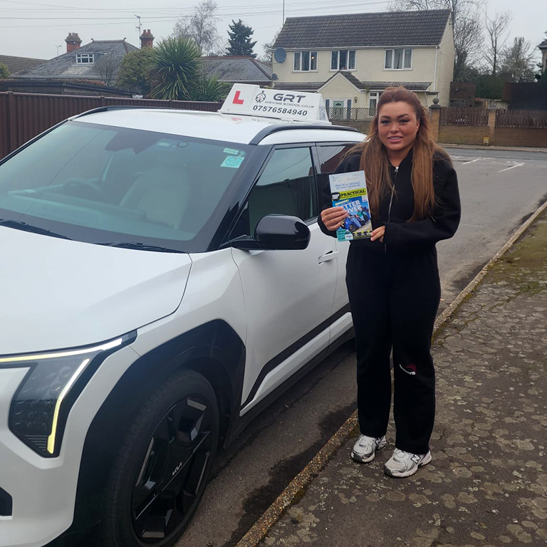 Carla from Wisbech, passed on 16/03/2026 -GRT Driving School in Kings Lynn
