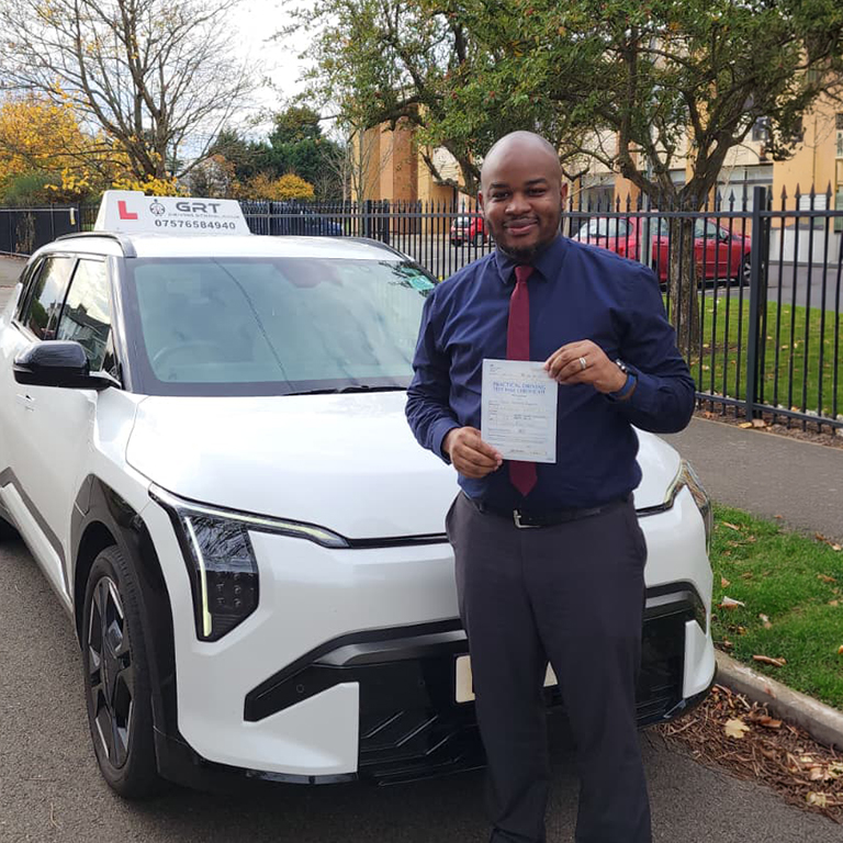 Demar from Wisbech, passed on 05/11/2025 -GRT Driving School in Kings Lynn