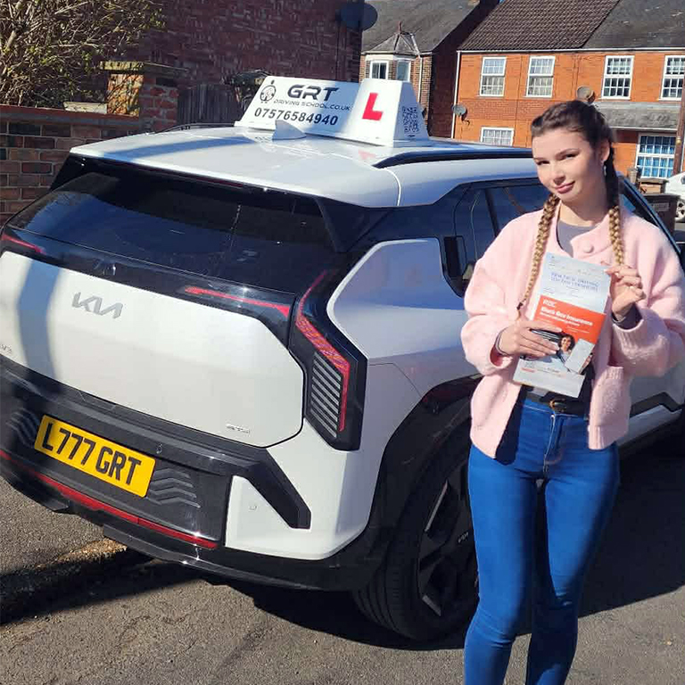Evelina from King's Lynn, passed on 17/03/2026 -GRT Driving School in Kings Lynn