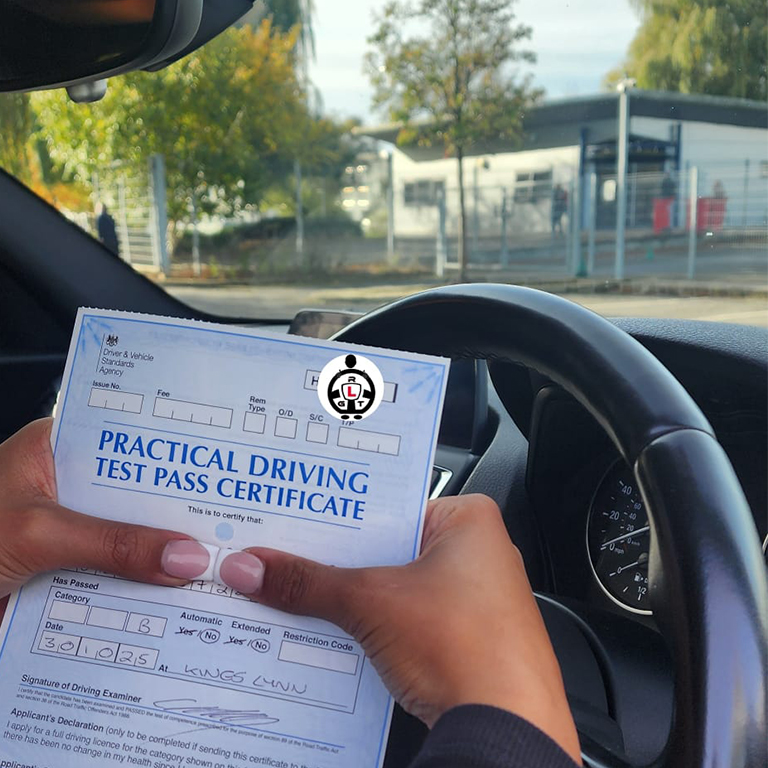 Evie from London, passed on 30/11/2025 -GRT Driving School in Kings Lynn