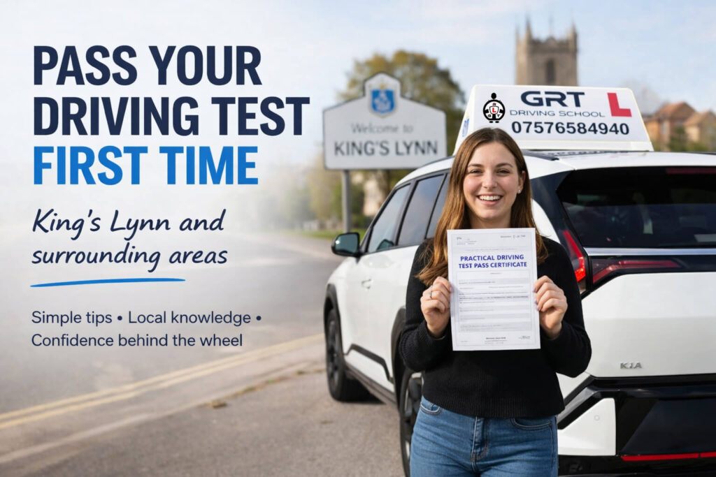 How to Pass Your Driving Test First Time -GRT Driving School King's Lynn