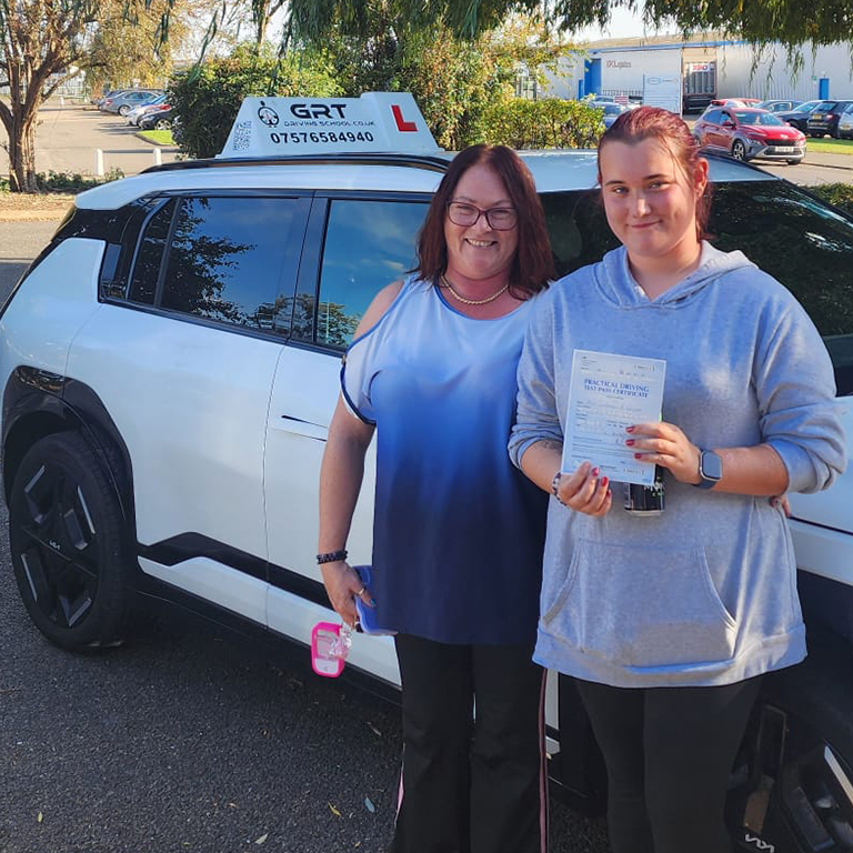 Jasmine from Wisbech, passed 30/09/2025 -GRT Driving School in Kings Lynn