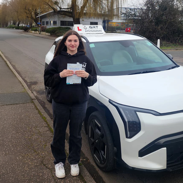 Kornelija from King's Lynn, passed 18/02/2026 -GRT Driving School in Kings Lynn