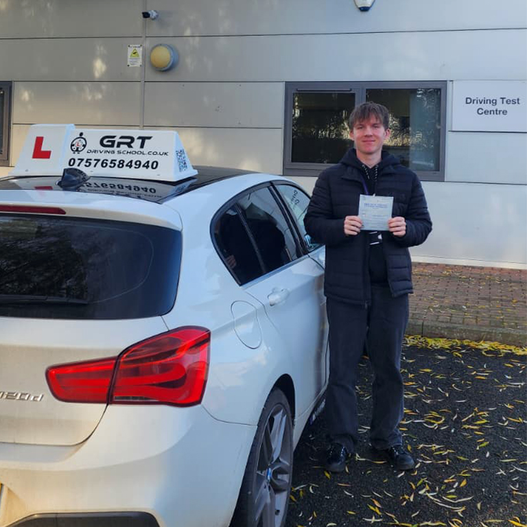 Modestas from King's Lynn, passed 05/12/2025 -GRT Driving School in Kings Lynn