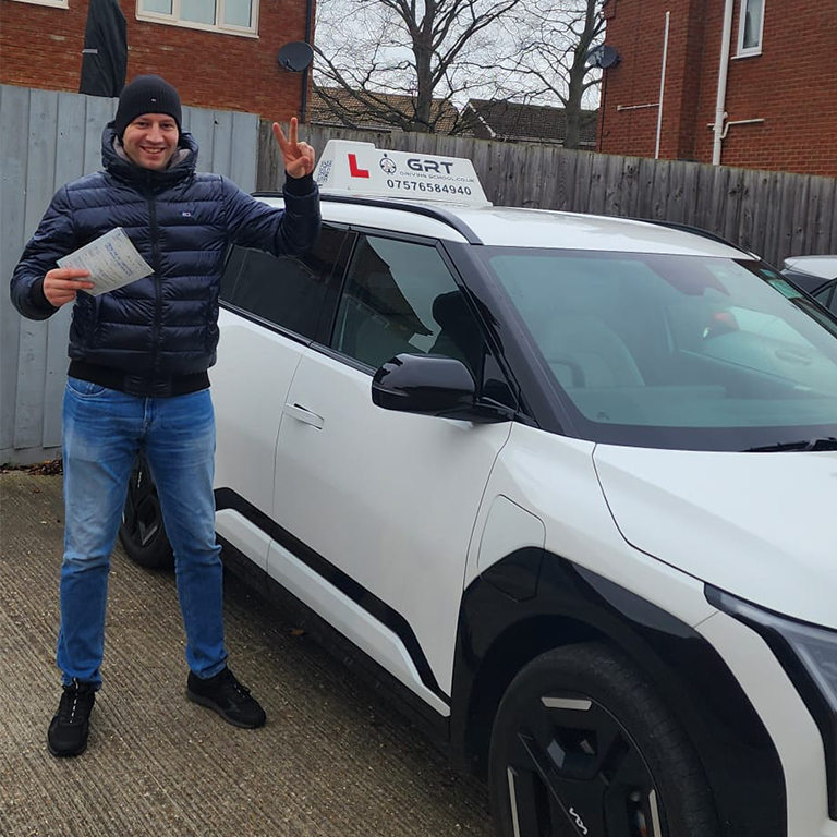 Vytaytas from King's Lynn, passed on 12/12/2025 -GRT Driving School in Kings Lynn