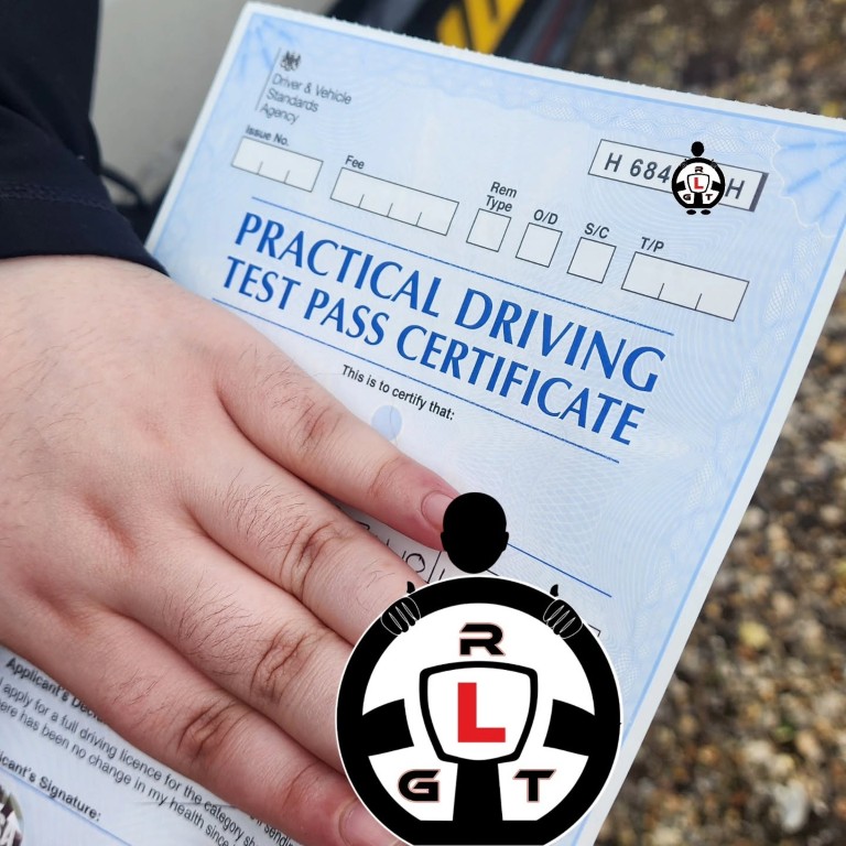 Konce passing the driving test on 01/04/2026 -GRT Driving School in Kings Lynn