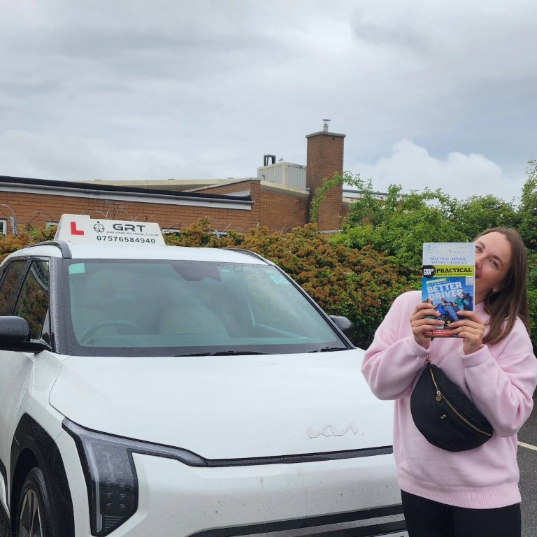 Sabina passing the driving test on 03/06/2026 -GRT Driving School in Kings Lynn